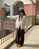Camping Wide Winter Brushed Cotton Pants