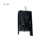 Dig Boat Neck Strap Off Mesh Knit