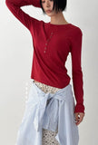 LAYERED BUTTON LONGSLEEVE