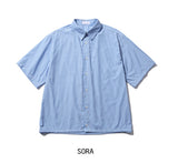 String striped over short-sleeved shirt