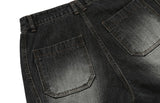 Cargo Curved Wide Denim Pants