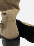 Rook Suede Belted Boots