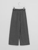Tendren Stripe Banding Wide Pants