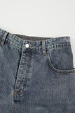 Asura cutting denim pants