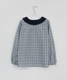 Perryton round collar check shirt
