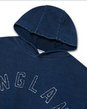 [AG] Applique Heavy Brush Denim Hoodie