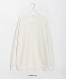 [unisex] Cornmeal Round Color Knit Sweatshirt