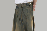 Bijo buckled bermuda denim
