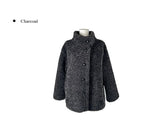 Rodin Fluffy Fur Wool Half Coat