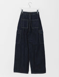 Diman Stitch Banding Cargo Denim Pants