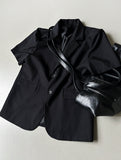 Two button half blazer jacket