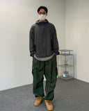 Ite Pintuck Nylon Cargo Pants