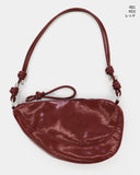 Quone half-moon leather shoulder bag