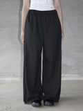 [mnem] Easy Stripe Wide Pants