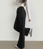 High-quality spring to fall bootcut banding pants