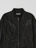 SICKLE BIKER DENIM JACKET