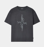 CROSS GUN GRAPHIC HALF T