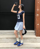 STRIPE BALLOON SKIRT