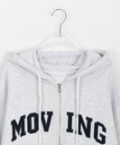 Ketini lettering over hood zip-up