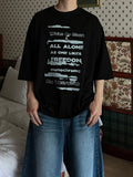 Vintage Lettering Hip-hop Tee