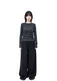 WIDE COTTON JOGGER PT