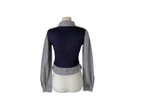 Getty Fake Layered Layered Color Matching Bustier Shirt