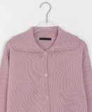 Nyuling Lace Collar Knit Cardigan