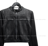 Saika Suede Cropped Rider Jacket