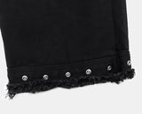 Ibin Studded Bootcut Denim Pants