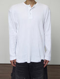 Simple Line Henley Neck Long Sleeve