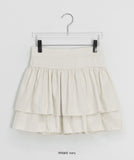 Feltin Stripe Tiered Layered Mini Skirt