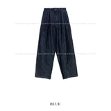 Sunday linen two-tuck wide pants
