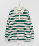 Coenkey Stripe Collar Over Tee
