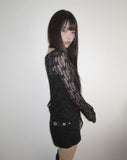 Danto Eyelet Studded Shorts