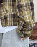 Camor Hood Check Banding Shirt