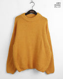 Tamtam cozy vivid round loose fit long sleeve knit