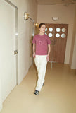 Ribbon Denim Pigment Crop TEE