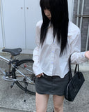 Ethan Basic Crop Shirt