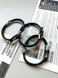 twist leather bracelet