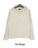 Haraine Waffle Crop Hoodie