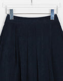 Velky corduroy banding midi skirt