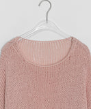 Itnewa Summer Color Net Long Sleeve Knit