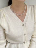 Sophia Flare Pearl Knit Cardigan