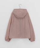 Milta Check Over Hood Windbreaker