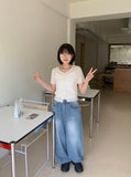 Mimina summer crop short sleeve cardigan
