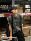 Cardigan short sleeve knit