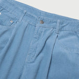 Corduroy Pintuck Semi-Wide Pants