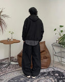 Heriel String Hooded Zip-up