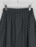 [BAONHAUS] Dinger Banding Dot Long Skirt