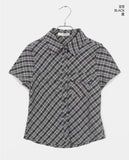 Moku Check Slim Pocket Short Sleeve Shirt